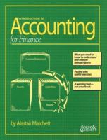 Introduction to Accounting for Finance 1891112546 Book Cover