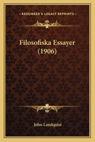 Filosofiska Essayer (1906) 1246240866 Book Cover