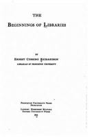 The Beginnings of Libraries 9354752098 Book Cover