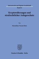 Kryptowahrungen Und Strafrechtlicher Anlegerschutz (German Edition) 3428194144 Book Cover