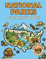 National Parks Coloring Book B0GSVMNFZX Book Cover