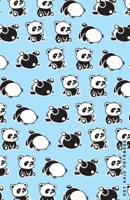 DOT GRID NOTEBOOK: Funny Rolling Kawaii Panda Bears Dotted Journal and Planner, Cute Dot Notebook and Organizer for Unique and Creative Calendars, ... Drawings, Habit, Tasks or Expenses Tracking 1671801431 Book Cover