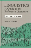 Linguistics: A Guide to the Reference Literature 1563086190 Book Cover