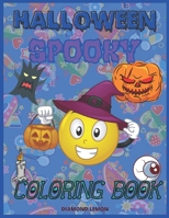 Halloween Spooky Coloring Book: Cool Activity Book Color By Number B08L3NWG6Y Book Cover