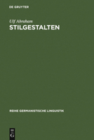 Stilgestalten: Geschichte Und Systematik Der Rede Vom Stil in Der Deutschdidaktik 3484311614 Book Cover