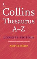 Collins Concise Thesaurus A-Z 0007224389 Book Cover