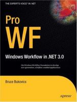 Pro WF: Windows Workflow in .NET 3.0 (Pro) B0108EVTZC Book Cover