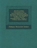 Die Drei Letzten Jahrhunderte Der Schweizergeschichte: Mit Besonderer Ber�cksichtigung Der Geistigen Und Religi�sen Zust�nde Und Der Sittengeschichte, Volume 1... 0274827727 Book Cover