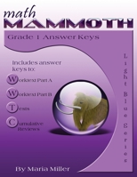 Math Mammoth Grade 1 Answer Keys 194271503X Book Cover