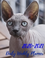 2 Year Planner 2020-2021 Daily Weekly Monthly: see it Bigger Large size Personal Appointment at a Glance Calendar Planner Spread Views 24 Months to Do List Jan 2020 - Dec 2021 Design Sphynx Cats Lover 1676673660 Book Cover