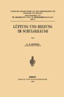 Luftung Und Heizung Im Schulgebaude 3642982840 Book Cover