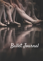 Ballet journal: Dance notebook for girls | Ballet notebook | Ballet books for teens, girls and dancers | 101 pages lined | 7x10 inches paperback | photo dancer sit on a dance school bench 1710780533 Book Cover