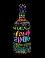 A Message in A Bottle: Coloring and lettering Pages for Everyone B08HTG64J3 Book Cover