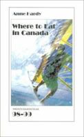 Where to Eat in Canada 98-99 1558321497 Book Cover