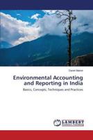 Environmental Accounting and Reporting in India 3659583987 Book Cover