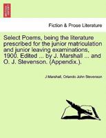 Select poems 1177191288 Book Cover