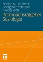 Promotionsratgeber Soziologie 3531179543 Book Cover
