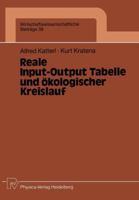 Reale Input-Output Tabelle und ökologischer Kreislauf (Wirtschaftswissenschaftliche Beiträge, 39) 3790805157 Book Cover