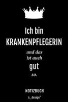 Notizbuch f�r Krankenpfleger / Krankenpflegerin: Originelle Geschenk-Idee [120 Seiten kariertes blanko Papier] 1695327519 Book Cover