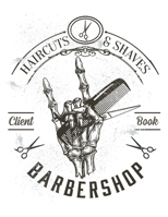 Haircuts and Shaves Barbershop Client book.: Hairstylist Client Data Organizer Log Book with Client Record Books Customer Information Barbers Large ... Customer Database record 8.5"x11" ,150 pages 1672882486 Book Cover