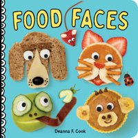 Food Faces: A Board Book 1635862795 Book Cover