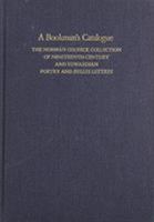 A Bookman's Catalogue Vol. 2 M-End: The Norman Colbeck Collection of Nineteenth-Century and Edwardian Poetry and Belles Lettres 0774802820 Book Cover