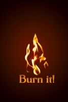 Burn It!: Your Sins, your amends, your secrets, your lust, your passion, your bad thoughts, your negative energy. Write down but remember... then Burn It - Glossy Finish Cover - Dotted 170681643X Book Cover