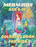 Mermaids Coloring Book For Kids: Underwater Adventures: A Mermaid Coloring Book for Kids B0CLDNV6VY Book Cover