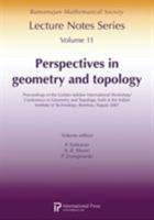 Ramanujan Lecture Notes Series, Vol. 11: Perspectives in geometry and topology 157146218X Book Cover