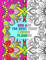 Coloring Book For Adults With Romantic Quotes: Beautifully Designed 50 Unique Geometric mandala Petterns for Relaxation & Stress Relief | B08T4H7CL4 Book Cover