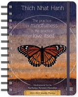 Thich Nhat Hanh 2022-2023 Weekly Planner | On-the-Go 17-Month Calendar (Aug 2022 - Dec 2023) | Compact 5" x 7" | Flexible Cover, Wire-O Binding, Elastic Closure, Inner Pocket 1631369202 Book Cover