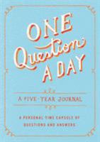 One Question a Day: A Five-Year Journal 1250108861 Book Cover