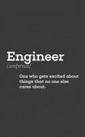Engineer: Funny Engineering Definition Notebook I'm An Engineer Gift Idea - Geek Dictionary Message For Solving Problems College Student, Math, Chemical, Mechanical or Physics Engineer Teacher! Doodle 1072061465 Book Cover