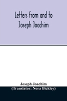 Letters From and to Joseph Joachim 101570462X Book Cover