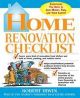 Home Renovation Checklist: Everything You Need to Know to Save Money, Time, and Your Sanity 0071415033 Book Cover