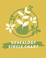Genealogy Circle Chart: Genealogy Circle Chart Generations Family Tree Historical Pedigree Ethnicity Ancestry DNA Gift Life Branches Siblings Research Zone 1677815035 Book Cover