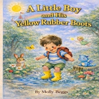 The Little Boy and His Yellow Rubber Boots B0GXQFZTHC Book Cover