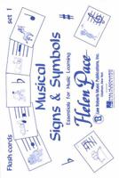 Musical Signs and Symbols Set I 24 Cards 48 Sides Flash Cards Moppet 0793595118 Book Cover
