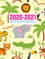 2020-2021 Daily Weekly and Monthly Planner: Cute Two Year Jan 1, 2020 - Dec 31, 2021 Calendar Organizer and Appointment Schedule Agenda Journal for ... - 24 Months Planner - Creative AG 0014 B083XT1DMY Book Cover