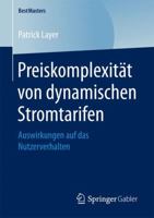 Preiskomplexitat Von Dynamischen Stromtarifen: Auswirkungen Auf Das Nutzerverhalten 3658163437 Book Cover