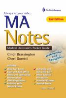 MA Notes: Medical Assistant's Pocket Guide 0803612818 Book Cover