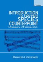 Introduction to Two-part Species Counterpoint 1607971151 Book Cover