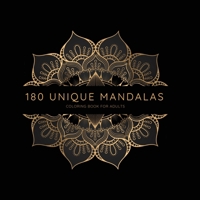 Mandalas coloring book for adults: 360Pages 180 MANDALAS 1008919780 Book Cover