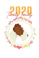 2020: Fox Terrier Floral Daily Planner Diary 1674282435 Book Cover