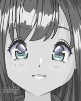 Manga Anime Sketch Book [8x10][140pages]: Artist Sketchbook for Sketching, Drawing and Creative Doodling with manga anime cover, girl with silver eyes 1675103194 Book Cover