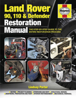 Land Rover 90, 110 and Defender Restoration Manual: The Step-By-Step Guide to the Entire Restoration Process 0857334794 Book Cover