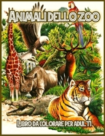 Zoológico de animales: Libro de Colorear para Aliviar el Estrés 1716324580 Book Cover