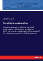 Complete Musical Analysis 3337402593 Book Cover