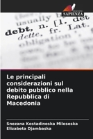Le principali considerazioni sul debito pubblico nella Repubblica di Macedonia 6205673185 Book Cover