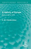 A History of Europe: From 1198 to 1378 1041002289 Book Cover